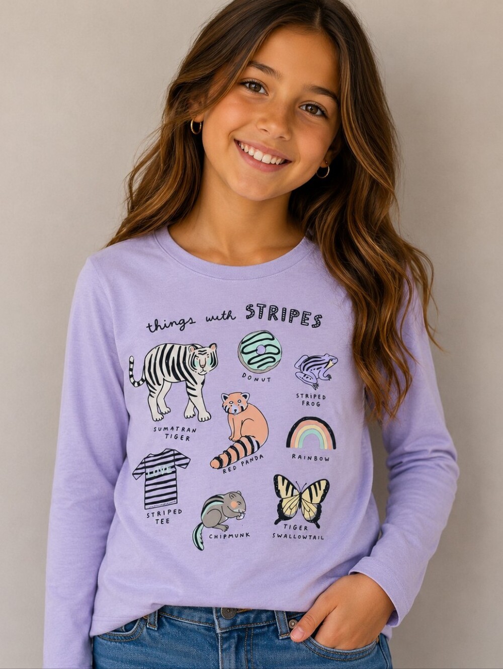 Size 14 Carter's Girls Long Sleeve Shirt